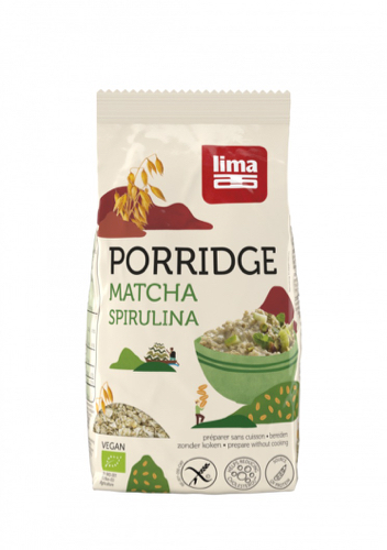 Lima Express porridge matcha spiruline sans gluten bio 350g